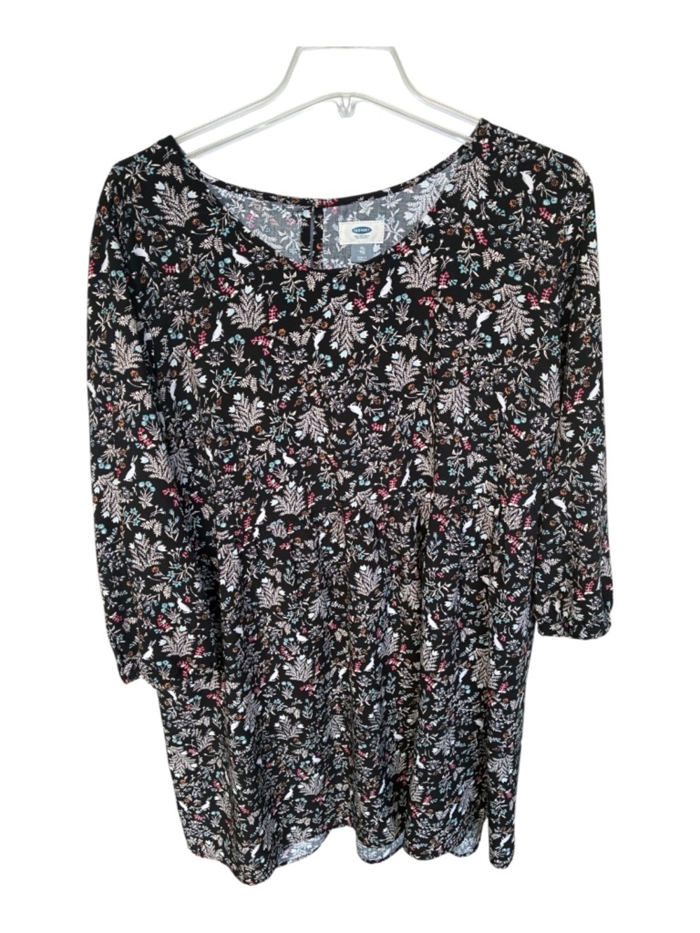 Old Navy Printed Baby Doll Dress-Size XL